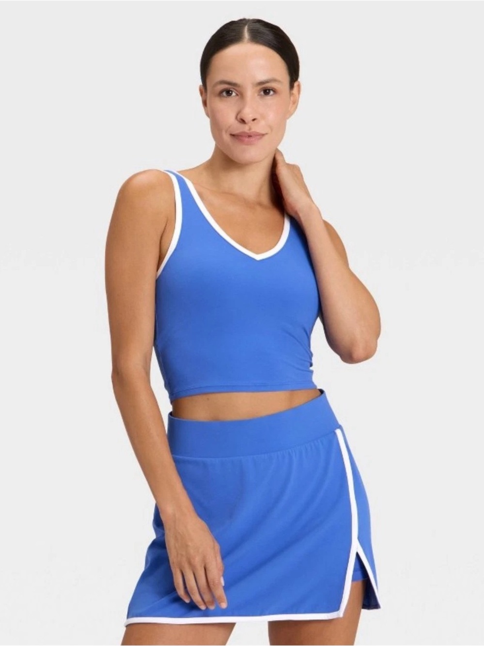 All in Motion Everyday Soft Blue Sports Tank Bra XL nwot